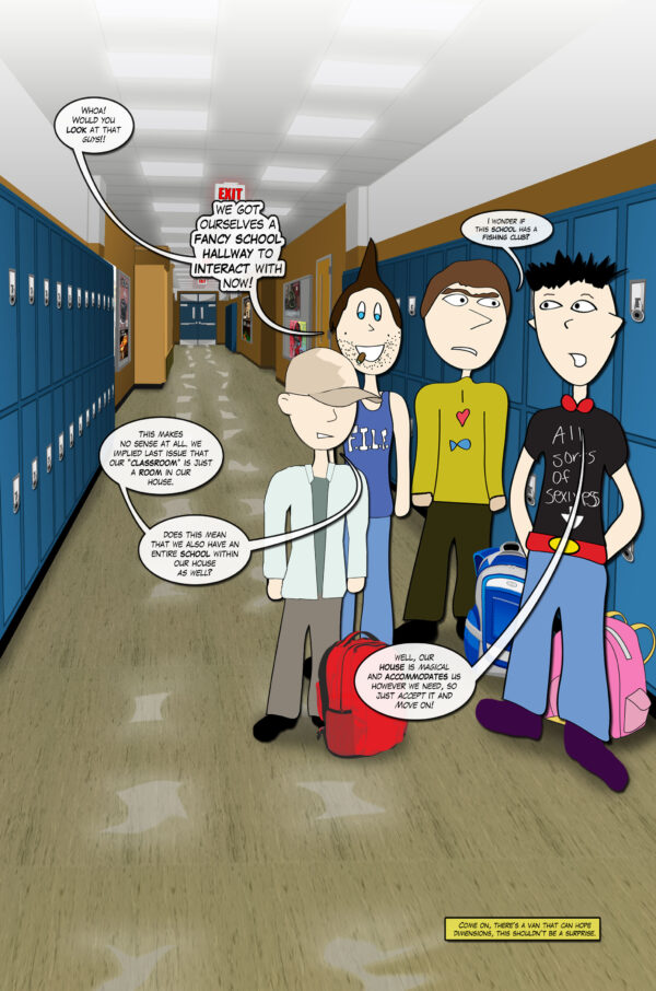 Jonly Nonly #7 Back to School Sample Page