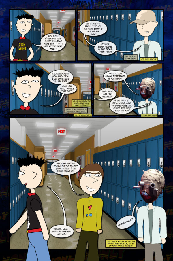 Jonly Nonly #7 Back to School Sample Page